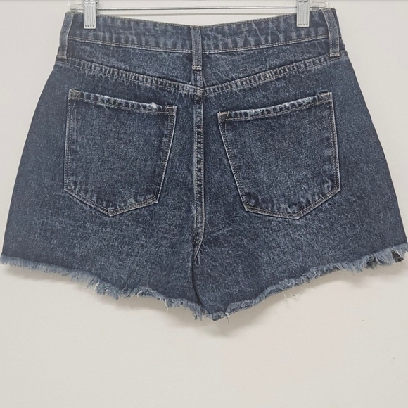 KANCAN HIGH RISE DISTRESSED SHORTS WOMEN'S SIZE 27 - Picture 5 of 6